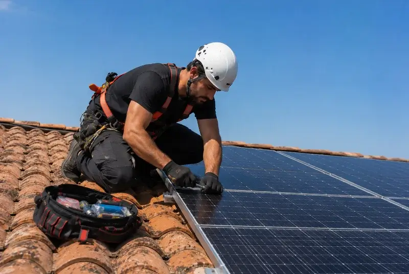 Maintenance et monitoring de panneaux solaires à Corneilla-del-Vercol