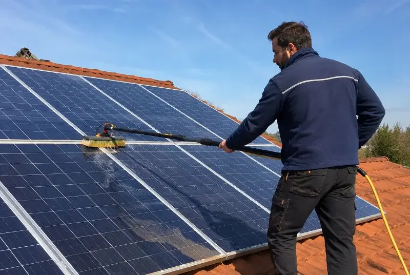 Nettoyage et entretien de panneaux solaires à Corneilla-del-Vercol